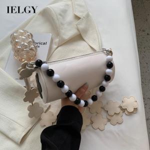 IELGY womens niche design messenger retro cylinder bag