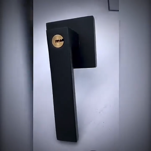 LockMan Stainless Steel Square Lever Door Handle Privacy Lock Modern Bedroom Bathroom Door Knob with Latch Heavy Duty Interior Door Lock Set