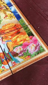 Tranh phòng thờ 3d - tranh gạch 3d phòng thờ - KCB64