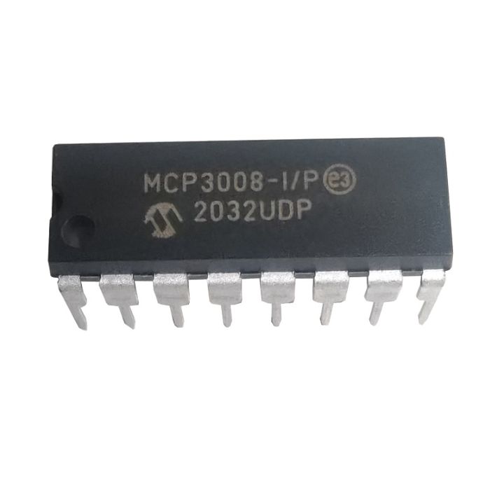 1Piece MCP3008-I/P Mcp3008 8-Channel 10-Bit ADC with SPI Interface for ...