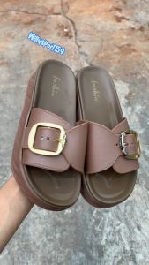 Sandal Perempuan Dewasa Selop Gesper Aktif Fashion Trendi Anti Slip Empuk Sol Tebal
