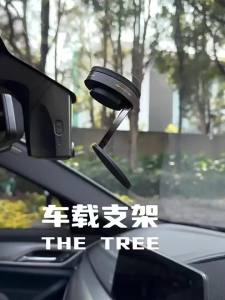 360° Rotating Magnetic Phone Holder Foldable & Retractable Universal Compatibility for iPhone 16/15/14/13/12 ABS Material 