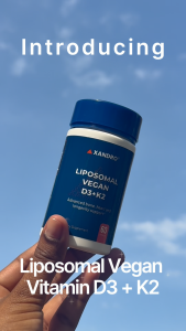 [New] Liposomal Vitamin D3 + K2 | Xandro Lab | Superior Absorption for Strong Bones Heart Health & Immune Support | Vegan