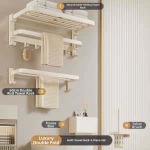 No-Drill Bathroom Organizer Shelf