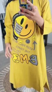 Pabrik Baju MEOW MIDI DRESS Bahan Katun Combed Aplikasi Sablon Tunik Wnaita Jumbo S M L XL XXL 3XL