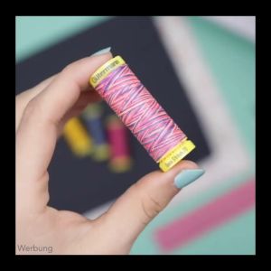 Gutermann Deco Stitch 70 Box ด้ายเย็บสีเหลือบ Polyester 100% (8 spools/set) 799784