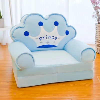 Foldable Three-layer Sofa Bed for Kids Cartoon Cute Nursery Baby Small Sofa Detachable Washable Lazy Chair Childrens Furniture