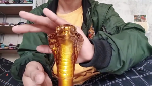 SHIFT KNOB MINI MOTIF COBRA SMAIL HITAM KUNING / TUAS GIGI TONGKAT PERSNELING / SHIFT KNOB MOBIL DIESEL