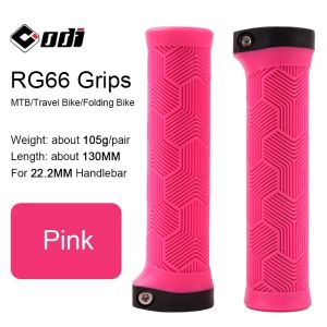 ODI | ODI Rubber Lock-on Handlebar Grips for MTB Dirt Jump Off-Road & Folding Bikes Shock-Absorbing Anti-Slip