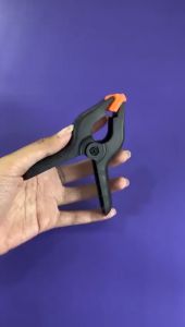 Klip Multifungsi 4inch Warna CACAO untuk Penjepit Backdrop Studio & Papan Woodworking