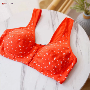 Bra BH Wanita Push Up Kancing Buka Depan Tanpa Busa & Tanpa Kawat Lembut & Nyaman 2074