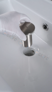 GRIPO 304 Stainless Round Bottle P Trap Basin Sink Waste Trap Drain Tube Kit Adjustable Height GP250