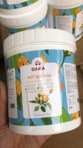 Mứt trái cây DAKA nhiều vị (Dâu Xoài Đào Việt Quất Dứa Nho xanh Dưa lưới..) Hộp 12 kg
