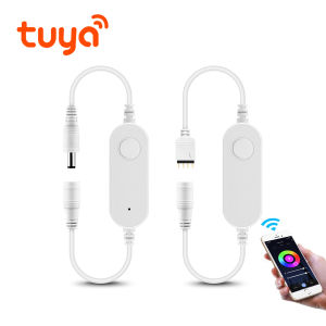 Tuya Smart WiFi RGB LED Controller 12V-24V Smart Life App Control Single Color LED Strip Light Controller Work With Alexa Google