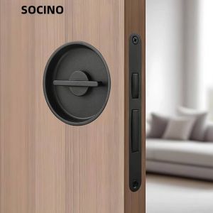 SOCINO | Black Sliding Door Lock