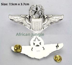 Military Aviation Qualification Insignia Metal Badge Rank Emblem Chest Patch Shoulder Strap Hat Badge Collectors Item