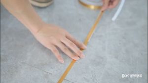 สติกเกอร์ติดกระเบื้อง สติกเกอร์แต่งห้อง สติกเกอร์DIY สำหรับตกแต่งร่องกระเบื้อง ความยาว 50 เมตร-สี: เงิน ทอง ดำ