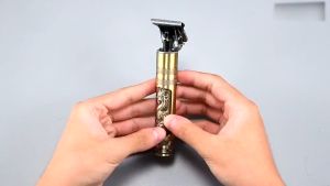 Alat Cukur Rambut Elektrik Vintage Naga T9 Trimmer Hair Clipper Dapat Diisi Ulang USB Mesin Potong Pangkas Rambut Kumis Jenggot Bulu Miss V