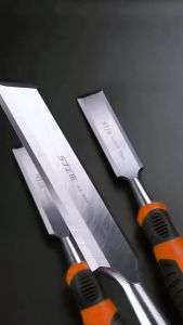 Pahat Kayu Wood Chisel Pahat Pemahat Kayu 12-38MM Ukir Kayu Handle Karet - GS3708