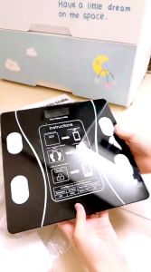 Cân Điện Tử Kết Nối Bluetooth Phân Tích Chỉ Số Cơ Thể Trọng Lượng Tối Đa 180kg