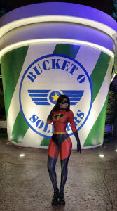 Superhero Spiderman Halloween Costume Childrens Clothing Parent-Child Matching Red Lady Outfit Cosplay Props Hand Wash