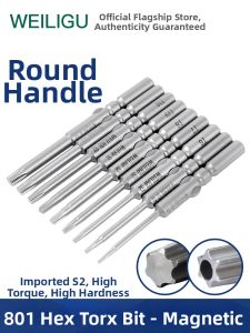 weiligu | Flower Hexagonal Solid 4C Electric Screwdriver Bit 60mm