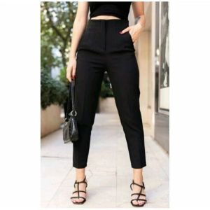 CELANA PENSIL SCUBA PANTS HIGHWAIST SAKU PASPOL // ZIPPER DEPAN