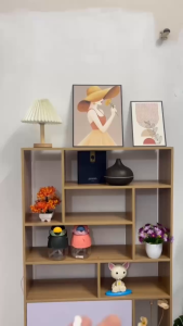 kệ TRƯNG BÀY sản phẫm kệ gỗ đa năng hiện đại CÓ KHÓA