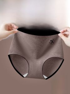 Miiow | High Waist Antibacterial Cotton Underwear Womens Triangle Panties Pure Cotton Crotch Short Shorts Comfortable Breathable Briefs