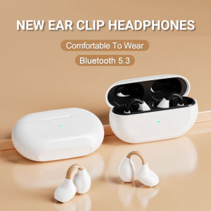 2024 New Ear Clip Wireless Headphones TWS Bone Conduction Earphones Bluetooth 5.3 Low latency Waterproof Sports Comfortable To Wear