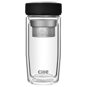 CILLE | Borosilicate Heat-Resistant Tea Water Separation Cup With Lid