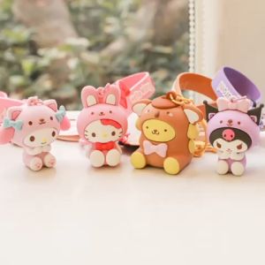 {Ready Stock} Sanrio Series Keychain Kuromi Cinnamoroll MyMelody Hello Kitty PomPomPurin for Bag Pendant Accessories