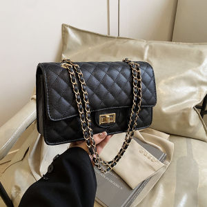 Red Chain Square Womens Bag 2025 New Luxury Sensation Crossbody Wedding Bag Soft Handbag Korean Style Single Shoulder Bag