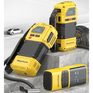 Maybuck ญี่ปุ่น เครื่องปั๊มลม เครื่องปั๊มลมยางรถยนต์ แบตเตอรี่ลิเธียม ปั้มลมพกพา เติมลมไฟฟ้า ปั้มลมไฟฟ้า ปลั้กเสียบในรถ Car Air Compressor