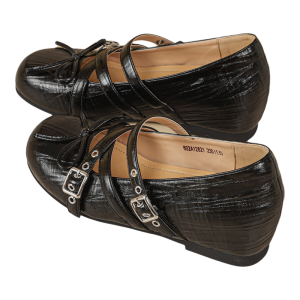Josiny | French Style Black Bow Ballet Flats