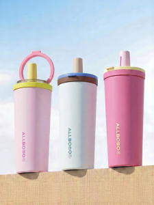 MODERN SWEETHOME | Insulated Straw Cup Stainless Steel