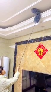 Chổi quét mạng nhệncây phất trần thông minh hút bụi màng nhện tiện lợi