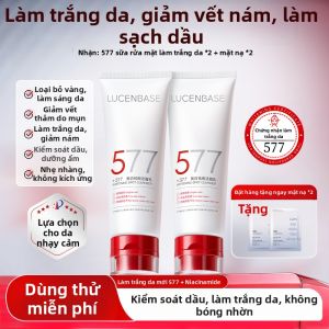 Lucenbase | Sữa Rửa Mặt Trắng Da Loại Bỏ Dầu Làm Sạch Sâu Se Khít Lỗ Chân Lông