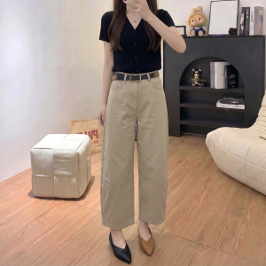 AIYITI | Trendy Plus Size Loose Flared Casual Pants 9-length