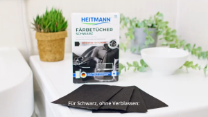 Vải dệtĐen quần áo cho quần áo màu đen bị bạc màu trở nên như mới- Heitmann hộp 10 tờ