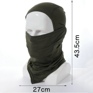 Mens Ice Silk Full Face Balaclava Neck Gaiter Windproof Dustproof Sun Protection for Cycling Fishing Hiking Outdoor Sports