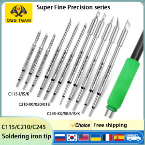 OSS Superfine soldering iron tip C115/C210/C245 soldering iron tip optional for precision soldering tools T90 replacement tip