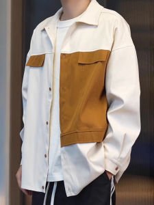 Design Unique Casual Shirt Jacket Male Long Sleeve