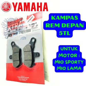 KAMPAS REM DEPAN/DISPAD KODE-5TL YAMAHA MIO SPORTY MIO LAMA BERKUALITAS ASLI 100% ORIGINAL YAMAHA .