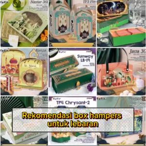 Aneka Kotak Kardus Box Toples Kue Kering Bolu Idul Fitri lebaran