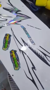 STICKER DECALS FOR CLICK 125/150 V2 HOLOGRAPHIC EFFECT HIGH QUALITY VINYL STICKER NO FADE RAIN OR SHINE