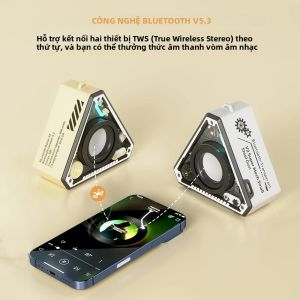 Loa Bluetooth Không Dây Di Động Mini Cool - Loa Siêu Trầm Gia Đình Ngoài Trời Máy Nghe Nhạc Âm Thanh Vòm