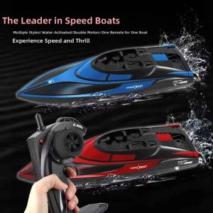 LIWAN | 2.4G Wireless Sensing Remote Control Boat High Speed Water Drift Childrens Outdoor Toy