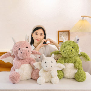 Cute Pterodactyl and Flying Dragon Doll Dinosaur Plush Toy Bed Pillow Sleeping Soothing Gift for Boy 20cm