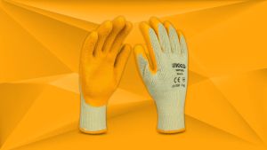 Găng tay cao su INGCO HGVL03 dùng cho công nhân làm việc khuâng vác nặng những vật mang sắc nhọn và nhẹ Găng tay INGCO